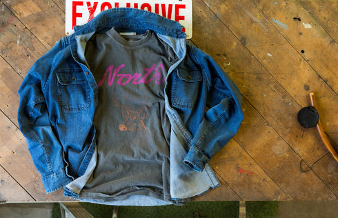 "North" Tee - Heavyweight T-Shirt (Pepper Gray)